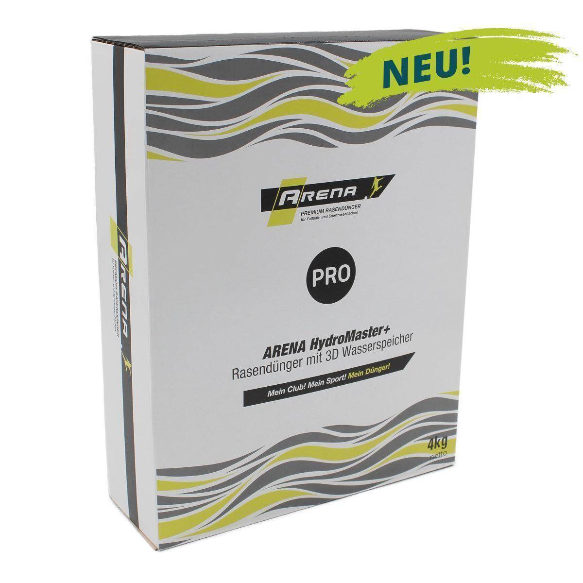 ARENA HydroMaster+ Rasendünger mit 3D Wasserspeicher 4kg – rasenwelt GmbH