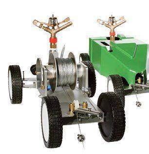 Mobile Bewässerung Regenkönig TURBO 135m (inkl. Düse & grüner Haube) - rasenwelt GmbH