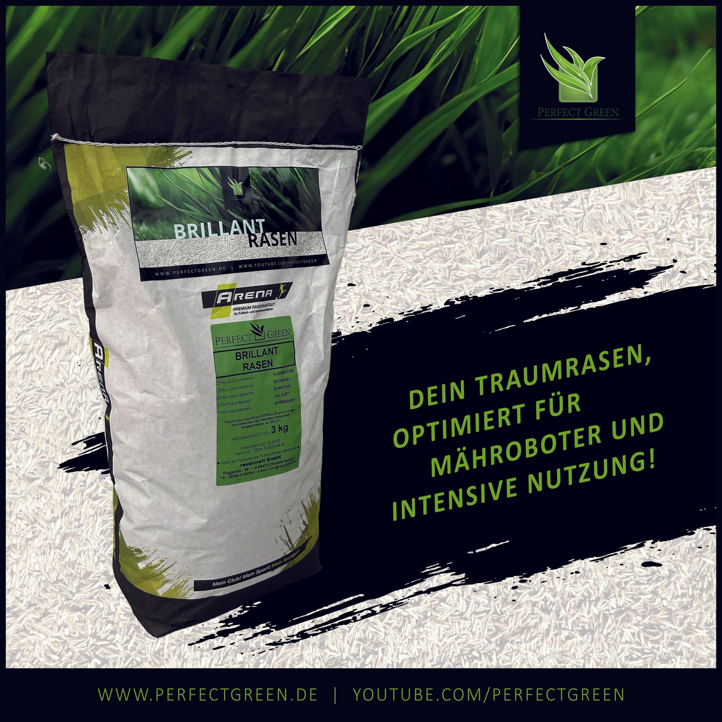 Perfect Green Brillant Rasen 3kg