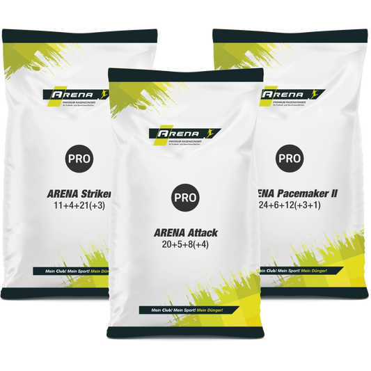 ARENA Komplettpaket Rasendünger Ganzjahr für 2600m²