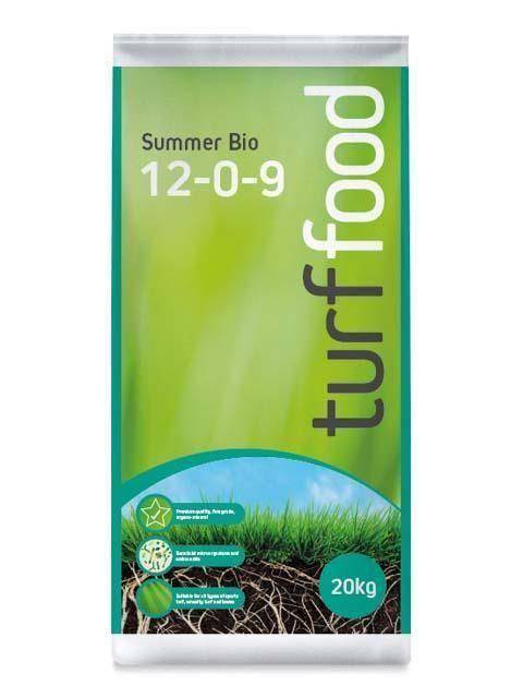 Bio Rasendünger Turf Food Summer 12-0-9 - 20 kg - rasenwelt GmbH