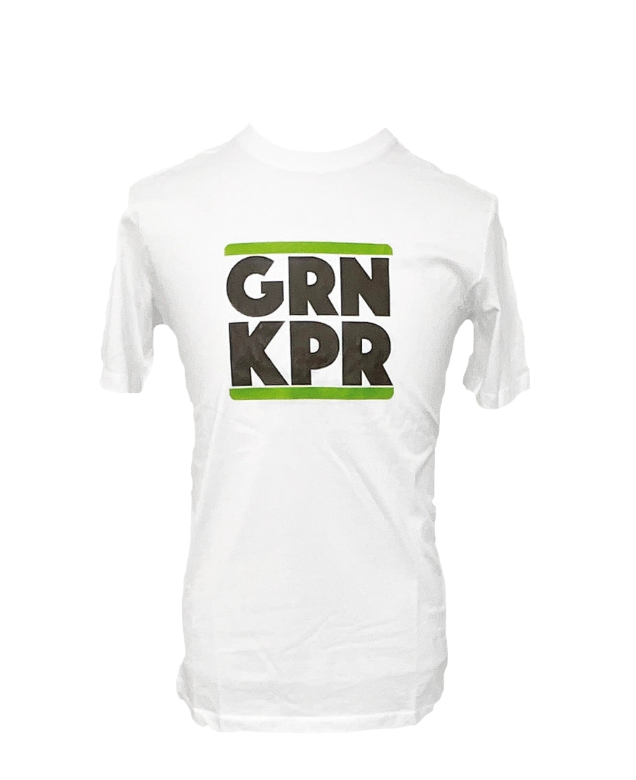 T-Shirt Aufdruck "GRNKPR" - Weiß - rasenwelt GmbH