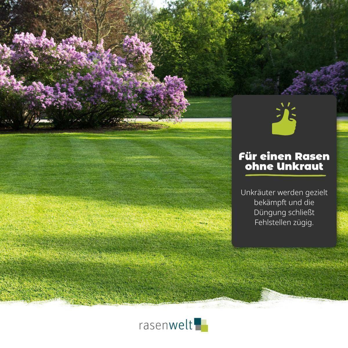 Rasendünger mit Unkrautvernichter