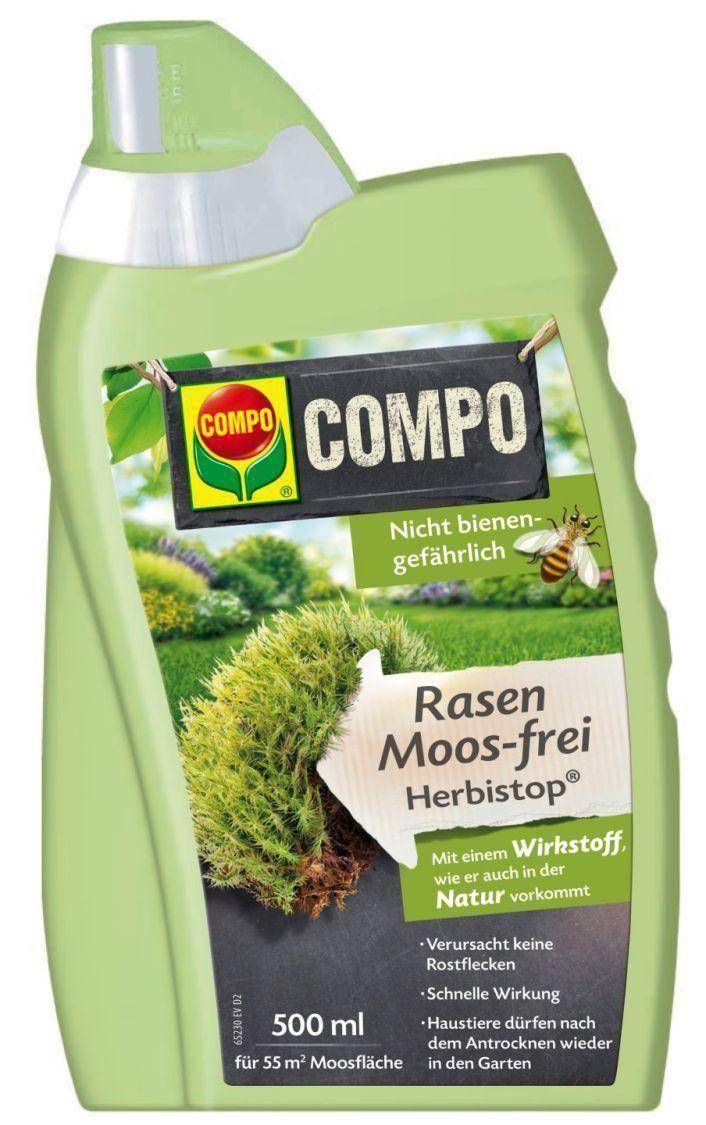 Moosvernichter Compo Rasen Moos-frei Herbistop